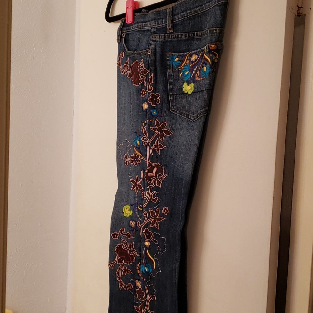 Embroidered Jeans